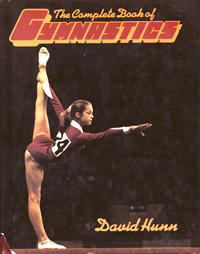 cover of book with photo of gymnast